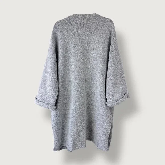 OAK + FORT | M | Open Front Longline Cardigan | Minimalist | Classic | Casual - Picture 7 of 16